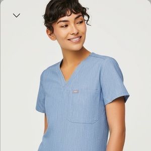 Figs Catarina Top Heather Indigo